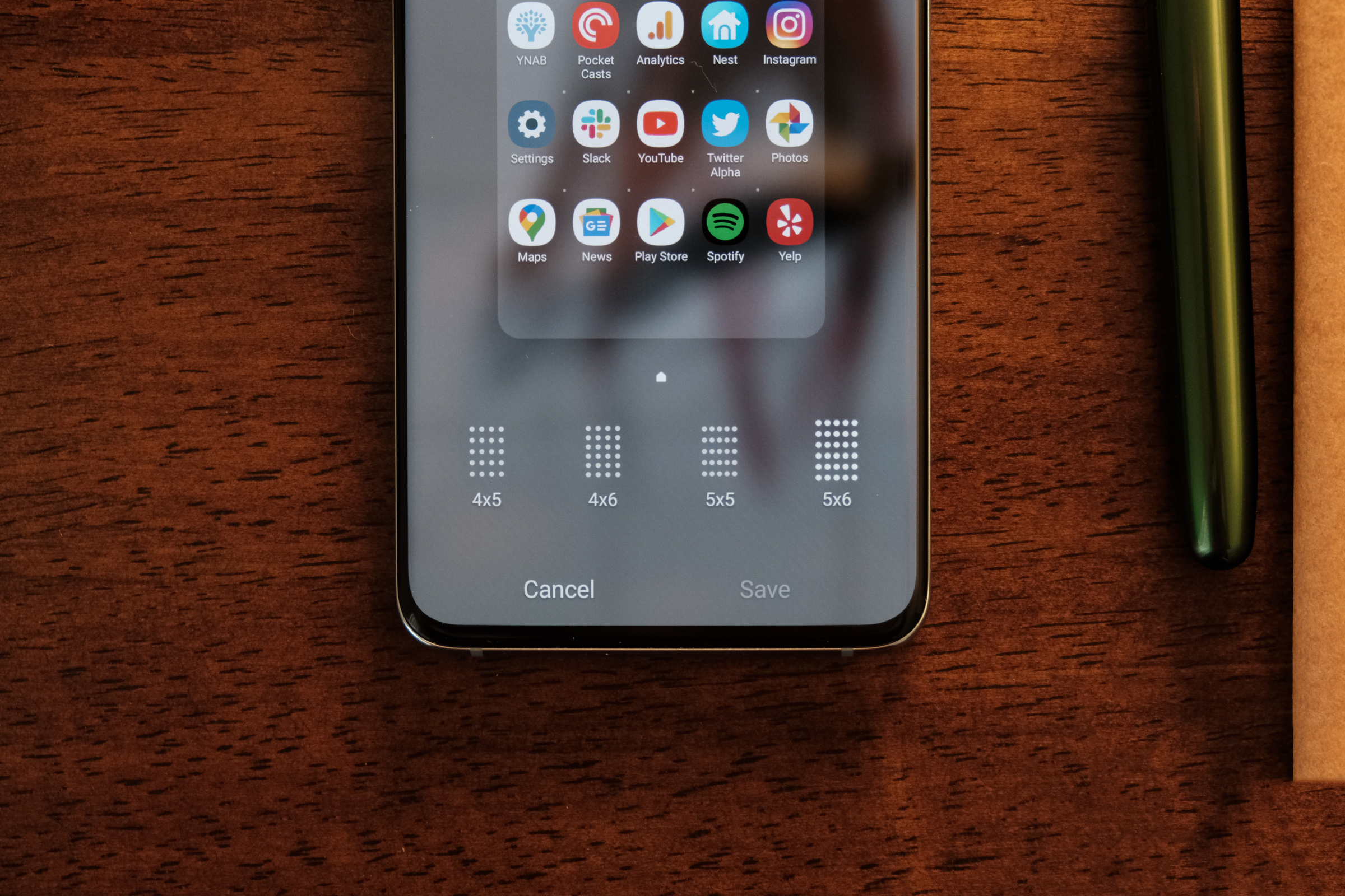 Expand home screen and app drawer icon grid