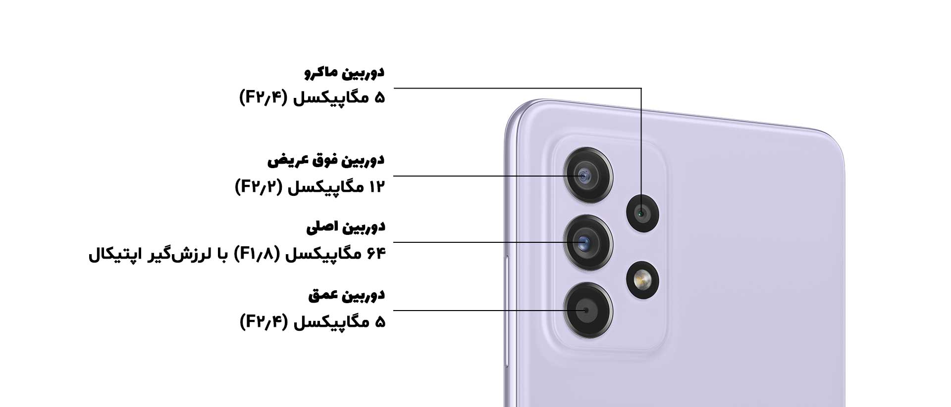 گوشی موبایل سامسونگ مدل Galaxy A52 5G - موبایلتو