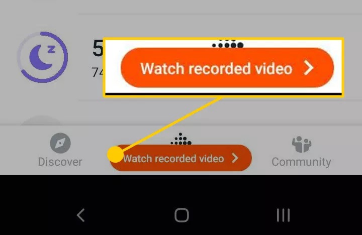 Watch recorded video