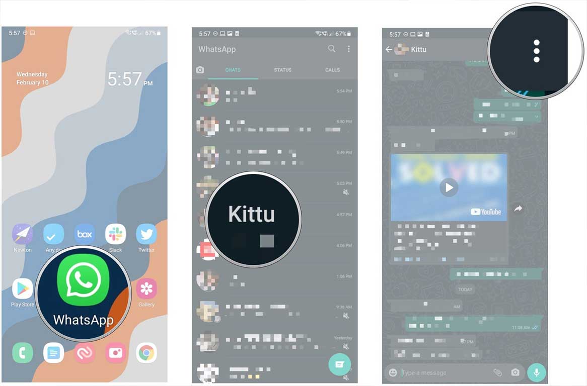 انتقال چت بین واتساپ و تلگرام