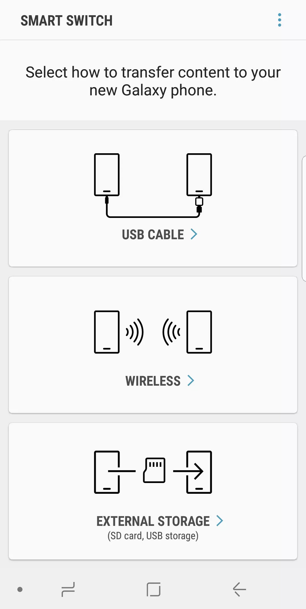 Samsung’s Smart Switch Mobile App