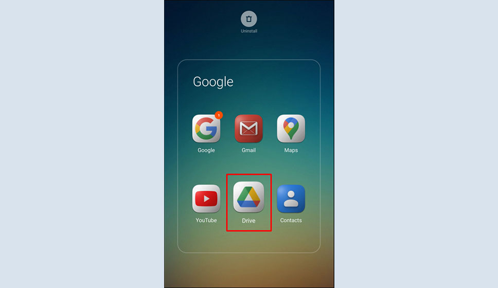 نحوه حذف Google Drive در دستگاه Android مرحله 2