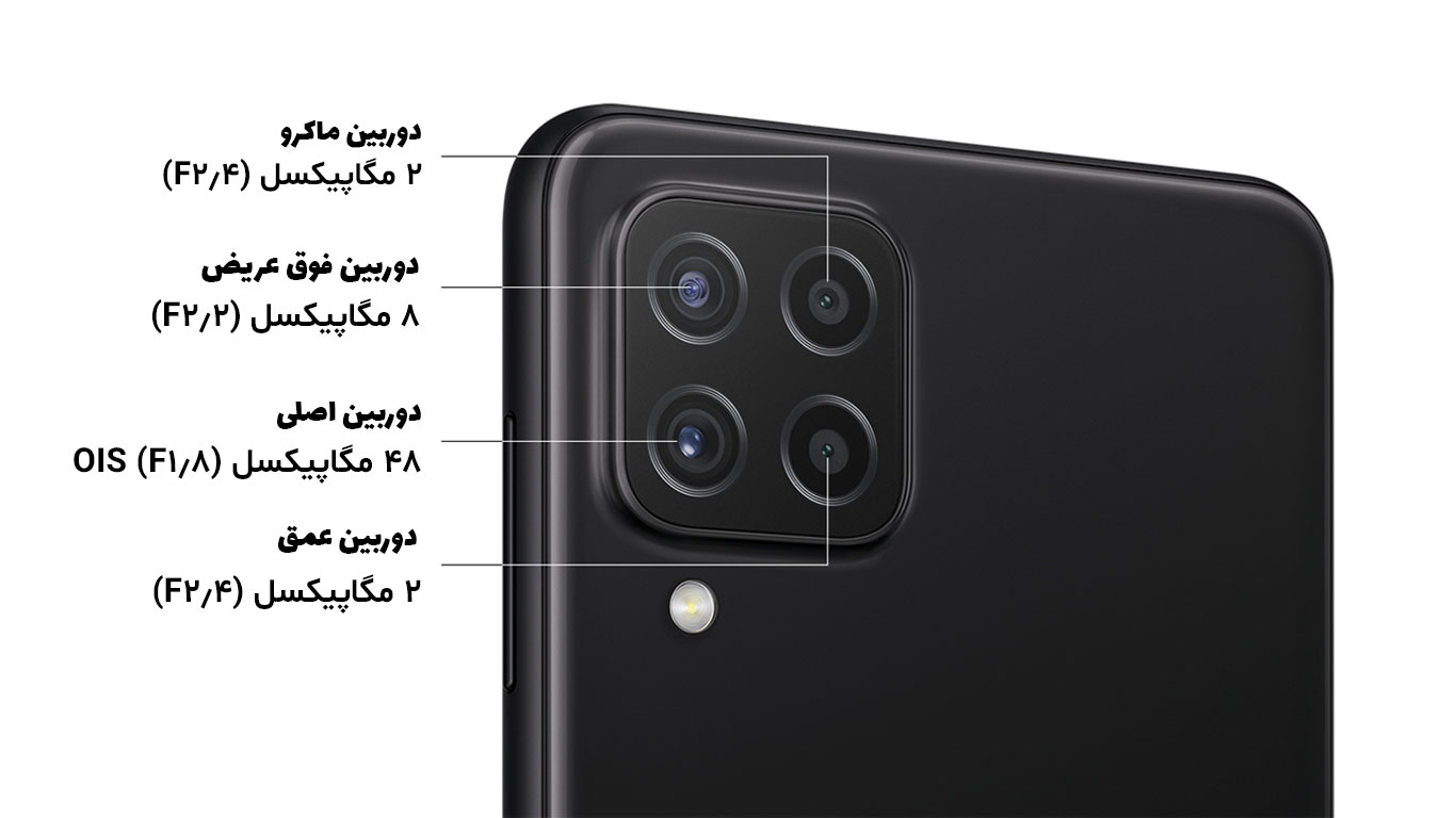 دوربین سامسونگ Galaxy A22 