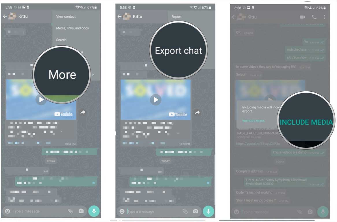 آموزش انتقال چت بین واتساپ و تلگرام