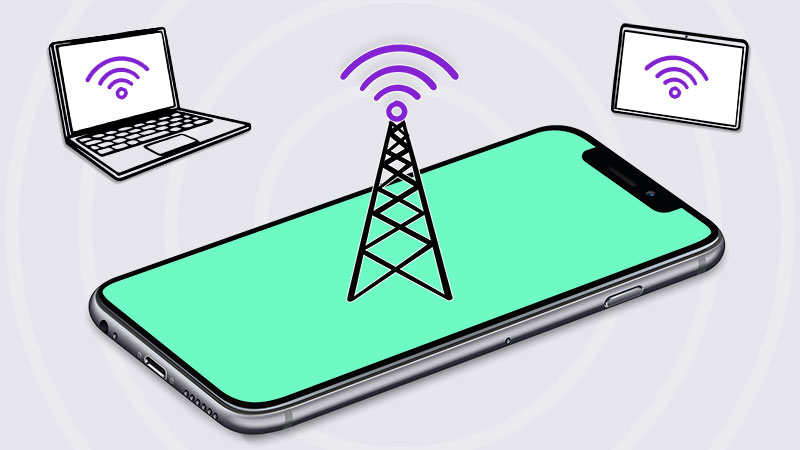 چگونه می توان Android و iPhone خود را هات اسپات کرد